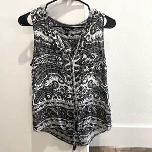 Lucky Brand Button Sleeveless Blouse